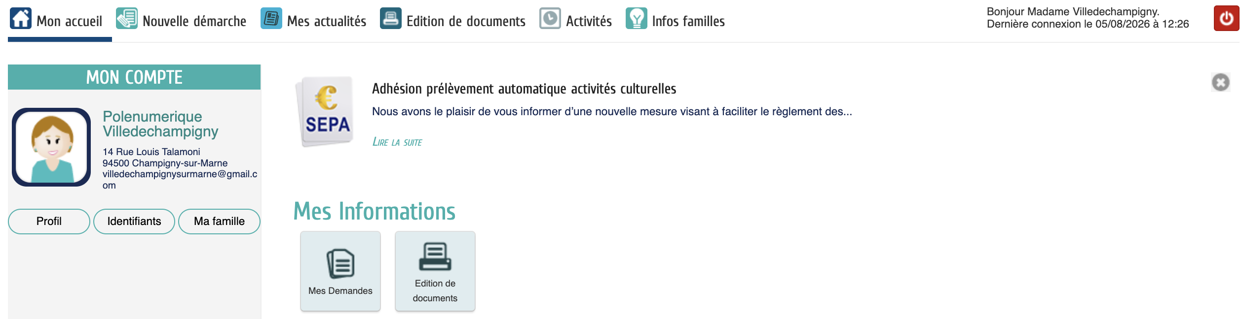 portail famille