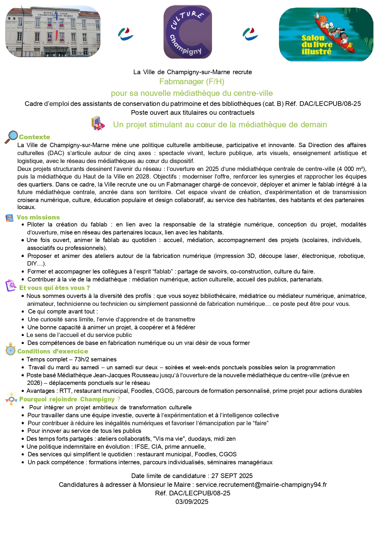 Une ou un Fabmanager