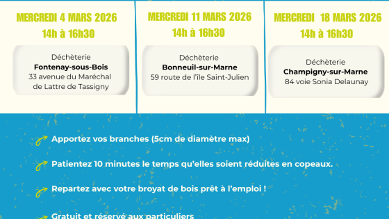 Opération broyage végétaux